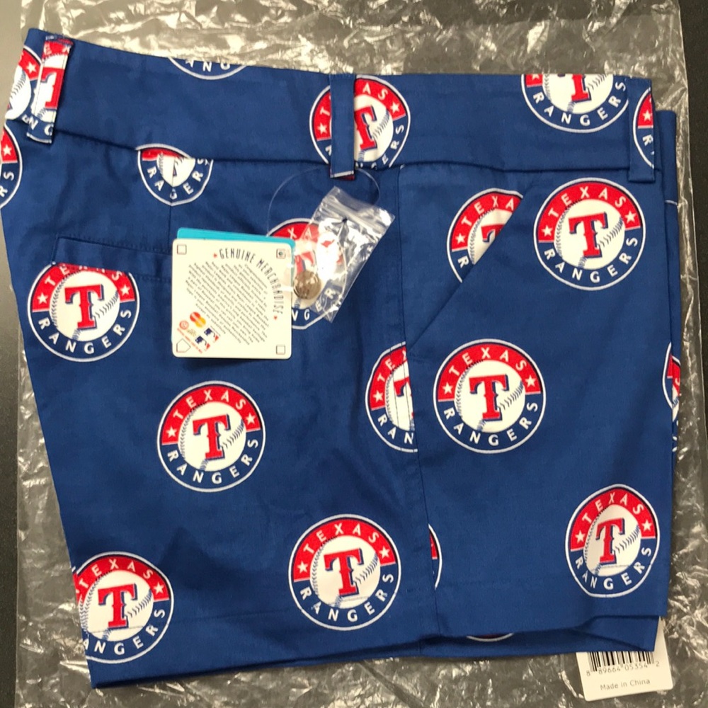 Texas Rangers Loudmouth mini shorts (NWT)